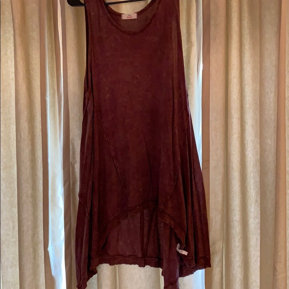 Maroon tunic
